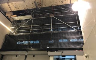 Ringlock steel scaffold, at-pac, catch scaffold, screen unimesh, 175 Pitt Street scaffold built by Express Scaffolding