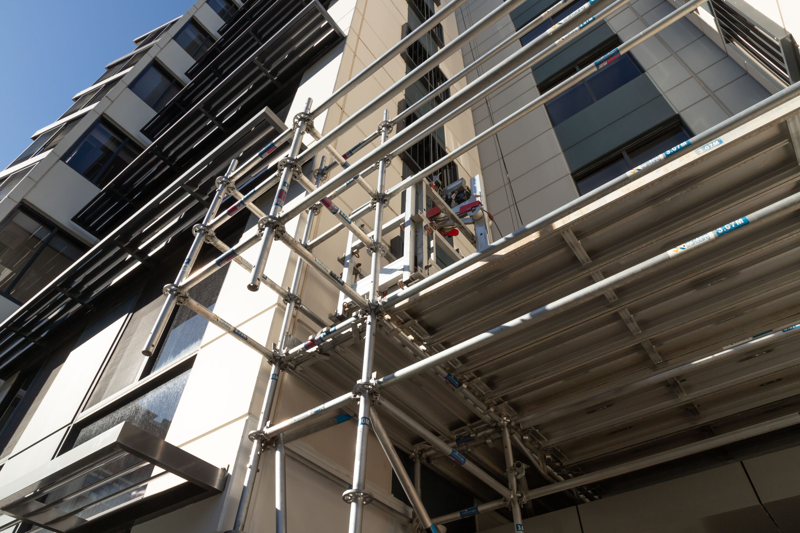 Meriton Waterloo Swing Stages Aluminium Lightweight Scaffold Sydney