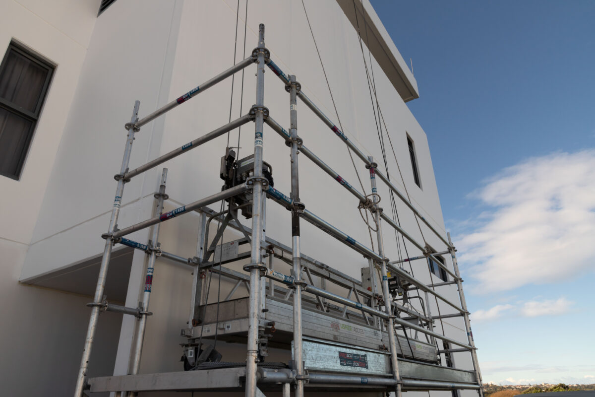 Meriton Waterloo Swing Stages Aluminium Lightweight Scaffold Sydney