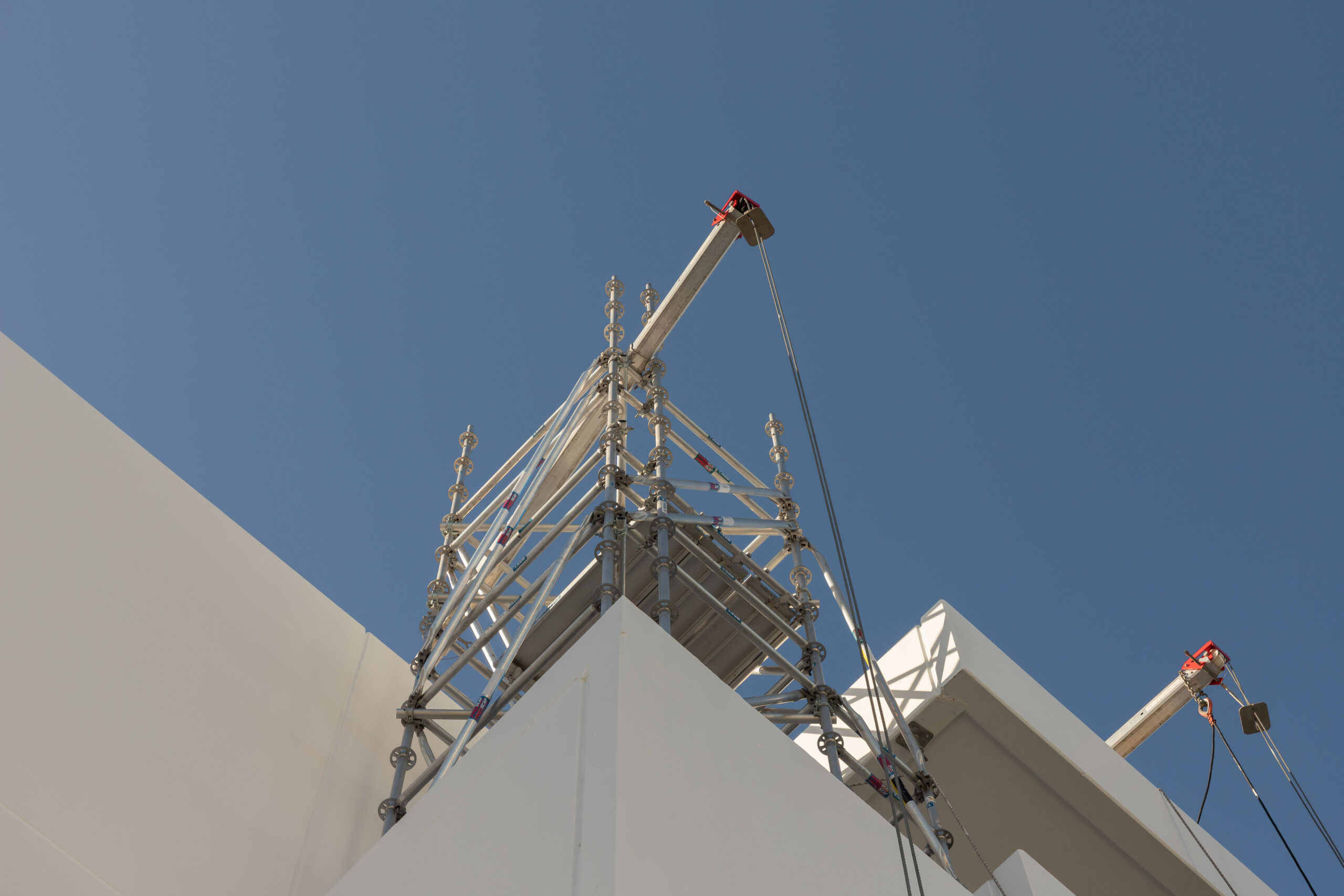 Meriton Waterloo Swing Stages Aluminium Lightweight Scaffold Sydney