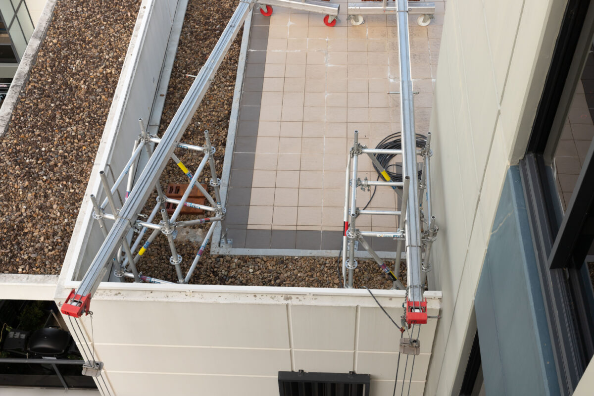 Meriton Waterloo Swing Stages Aluminium Lightweight Scaffold Sydney